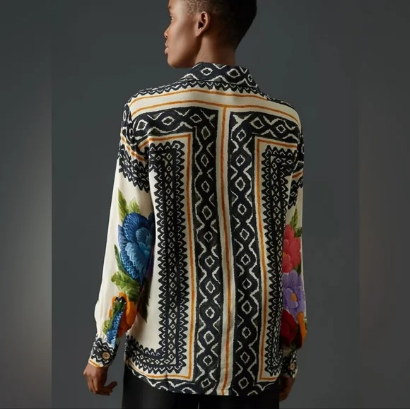 Farm Río By Anthropologie Classic Button Down - Picture 3 of 11